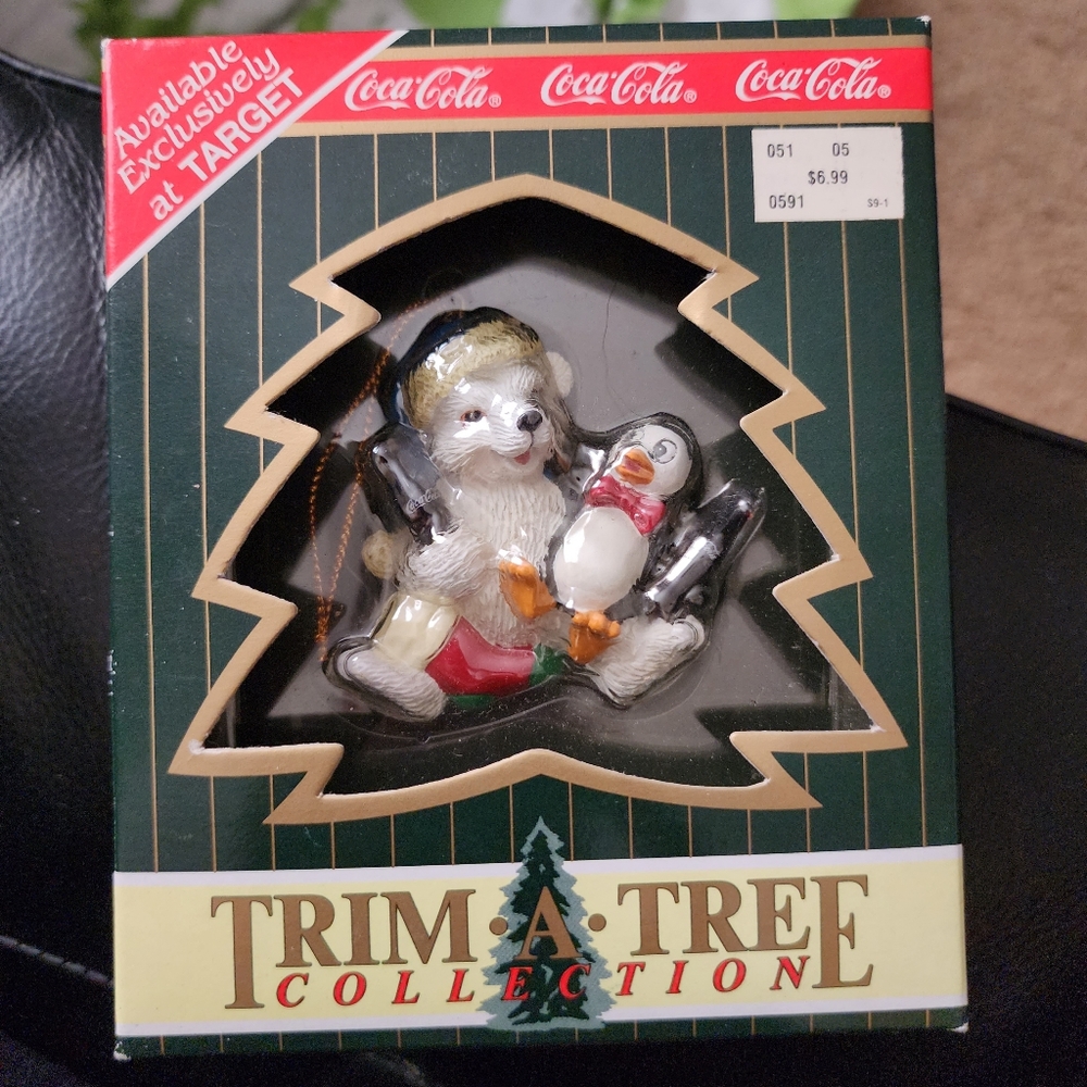 NEW COCA COLA Coke Vintage Christmas Decoration Trim A Tree Collection Ornament